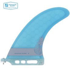 Ananas Surf 7 인치 서핑 보드 핀 센터 싱글 박스 롱 미국 베이스 Sup 액세서리 성능 하이브리드