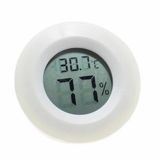 미니 LCD 디지털 온도계 습도계 원형 습도 테스터 센서 감지기 냉동고 시가 박스용 1 10PCs + 70 C, 01 CHINA, 01 Style A 1pc, 1개
