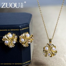 좁쌀담수진주목걸이