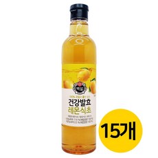 백설 건강발효 레몬식초, 800ml, 15개