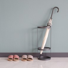 디몬 철제 원형 우산꽂이 - 그레이