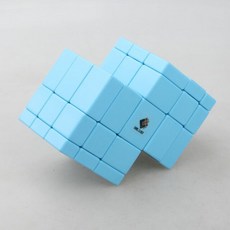 큐브 유기어스 큐브twist 2 in 1 샴 매직 큐브 미러 블록 스피드 퍼즐 conjoint 교육 완구 cubing o, 하늘색-47201598