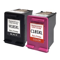 삼성 잉크세트 INK-M185 INK-C185 대용량 호환 SL-J1680 J1683 J1685 J1780W J1780DW J1785W M185XL 검정 C185XL 컬러 라온잉크, 1개