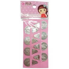 穿針片 8入 88423946, 銀色