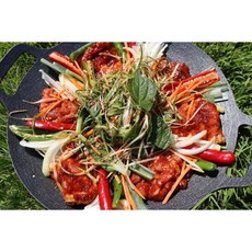 [3인분]숙성21 맛집 밀키트 "돼지닭 두루치기" 860g 파절이 제육볶음 춘천 닭갈비, 1개