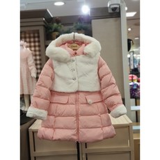 그레이스집업후드다운베스트