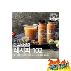 배달의농부 레시피102 클 과채 주스 즙 20병 (38만병 판매돌파), 배달의농부 레시피102 클렌즈 과채 주스 음료 즙 20