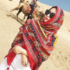 여름자외선차단여행에스닉해변스카프대형숄망토히잡
