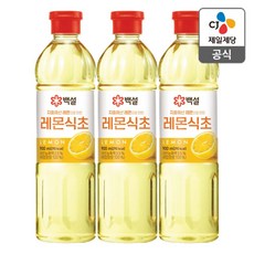 백설 레몬 식초, 900ml, 3개