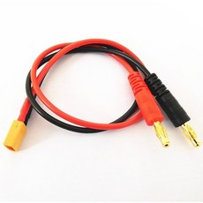 (당일발송)AM-9015 XT30 to Banana Plug Charge 충전 케이블, 1개