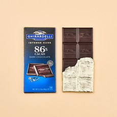 기라델리 인텐스 다크 초콜릿 바 카카오 86% 90g, 1개