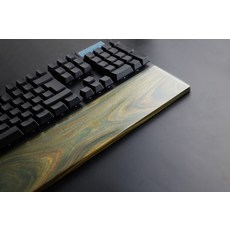 원목 키보드 팜레스트 손목보호 월넛 웬지 흑단목, 그린단목-44cm