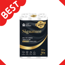 광진산업 숨 시그니처 4겹 화장지 30롤 30M