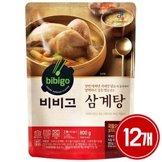  비비고 삼계탕, 800g, 12개 