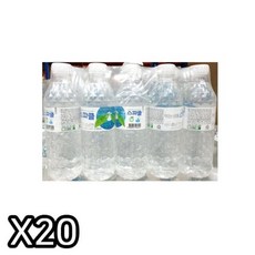 국내 샘물 안전한 코스트코 무 라벨 먹는 이마트 생수 물 스파클 500ml 20개