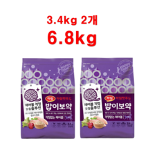 하림펫푸드밥이보약 고양이 기능성 사료, 헤어볼, 3.4kg, 2개