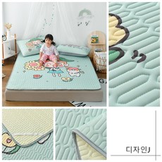 DW 어린이 침대패드 여름패드 캐릭터 통기성패드 유아동 요/매트, 디자인J(1.8m), 1개