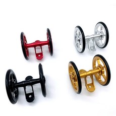  접이식 자전거 브롬톤 머드 가드 리어 펜더 휠 경량 리어 머드 가드 휠 BMX 자전거 액세서리, 1)Black 