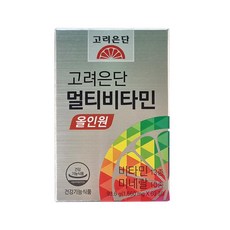 고려은단 멀티비타민 올인원, 60정, 1개