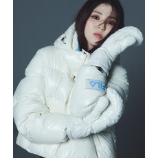 FILA [한소희 착용] [밀라노다운] 후드 구스다운 숏패딩자켓(FS2DJF4161FIVY)