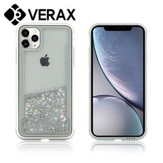 아이폰XS 컬러풀 아쿠아 하트 펄 케이스 하드 P410, b쿠팡 본상품선택