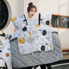 바이크 방한복 세트 우주복 겨울옷 오토바이 배달대행 우비, N