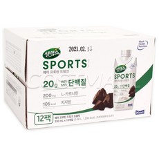 셀렉스 스포츠 웨이프로틴 드링크 330mlx12팩 코스트, 330ml, 12팩