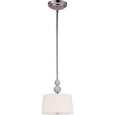 NMT Maxim 92750WTPN Rondo Crystal Glass Ball with Fabric Shade Pendant 천장 조명 1 - P0552003A42SWQ6, 기본
