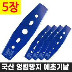 KC안전인증 포스코강 로얄 RCM-01 예초기날 2도날, 5개