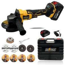 우스틴스 속도조절 그라인더 20V 5.5인치 무선 충전 멀티툴 125mm, 본품 + 배터리 1개, 1개