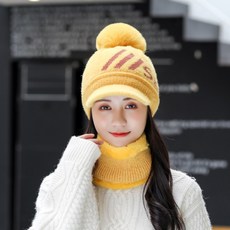 모자 넥워머 커버 여성 겨울 가을 계절 두터운 융털 보온 방한 진주 헌팅캡