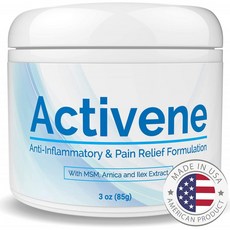 Activene Arnica Gel Cream-멘톨 및 MSM 함유. 관절 힘줄 근육통에 대한 통증 완화. 관절염 섬유 근육, 상세 설명 참조0