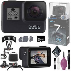 고프로 HERO7 블랙 - 64GB 메모리 카드 - 카드 지갑& 리더 리더기 - 케이스, 상세내용참조