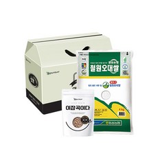 [선물세트] 동송 오대쌀 4kg+국산귀리 1kg, 1개