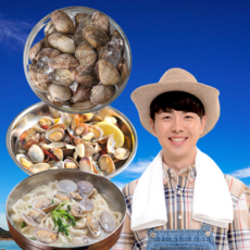 왕바지락 참바지락 깐 바지락살 동죽조개 홍합 해감 생물 국산 술찜 칼국수 용, [2번] 참바지락 3kg