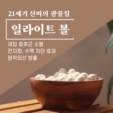 순수 100% 일라이트 볼 / 새집증후군 증금속중화 수맥차단 원적외선방출 냄새제거, 1kg, 1개 - 수맥차단