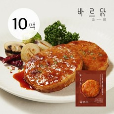 바르닭 소스품은 함박스테이크 핫바비큐, 10개, 100g