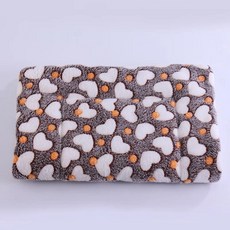플란넬 고양이 강아지 매트 세척 가능담요 애완견 수면 침대 소파, 1개, A.32x30cm