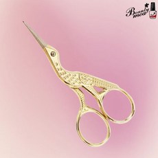 실크학가위 5종 실크랩핑 호일필름 네일도구 눈썹가위 골드학가위 실버학가위 카푸치노 레인보우 고급빅 골드학가위, 1개