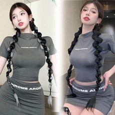 하이유니 땋은머리 브레이드 롱 트윈테일 머리끈 부분 가발 70cm, 네츄럴블랙 / 2피스, 1세트