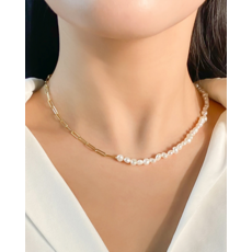 실버925진주목걸이