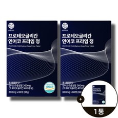 바른약사 프로테오글리칸 연어코연골추출물 600mg 식약처인증, 2+1개