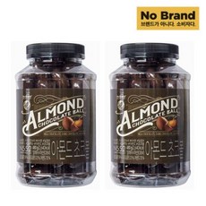 노브랜드 아몬드 초코볼 500g x 2통, 480g, 2개
