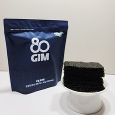  두번 구워 더 맛있는 곱창 조미김 1팩 80매 / 80김 신지어부가, 40g, 5개 