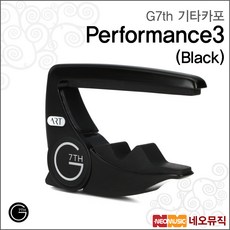 G7th기타카포 Performance 3 Black 통기타용 블랙, Performance 3/Black_P6, 선택:Performance 3/Black_P6