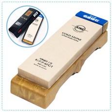 일본제 마츠나가 킹 골드 스톤 G-1 받침대 8000방 숫돌 칼갈이