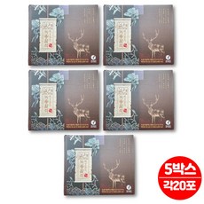 뉴질랜드산 녹용 활력 진액 추출액 즙 액기스 엑기스 침향 차가버섯 산삼배양근 참당귀 지황 천궁 작약 영지, 5박스, 1L