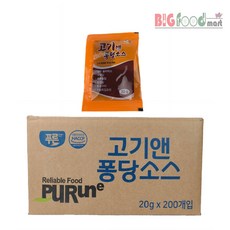 푸른식품 고기앤 퐁당소스 20g X 200개 (BOX)