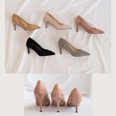 5CM Y1020615 스틸레토 앞뾰족 하이힐 로우힐 8.5CM 들러리슈즈 스웨이드 사은품증정