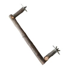 앵무새용품 U자형 앵무새 스탠딩 천연 나무 새 농어 케이지 칵테일 컨ure용 8cm 15cm, 3.20x8cm, 1개